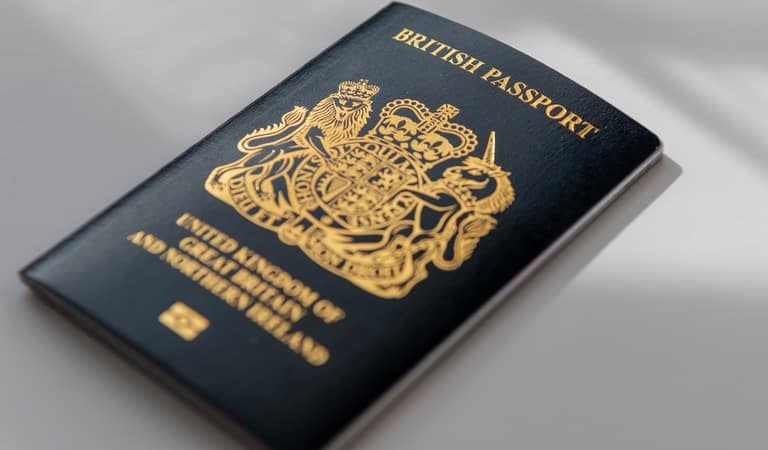 British passport used for right to rent check