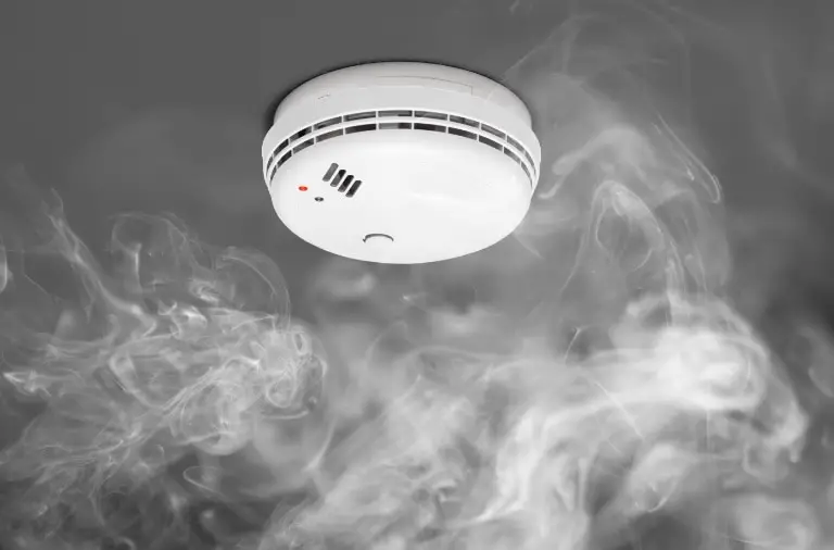 Who is responsible for smoke detectors in rentals? Smoke detector activating in the presence of smoke.